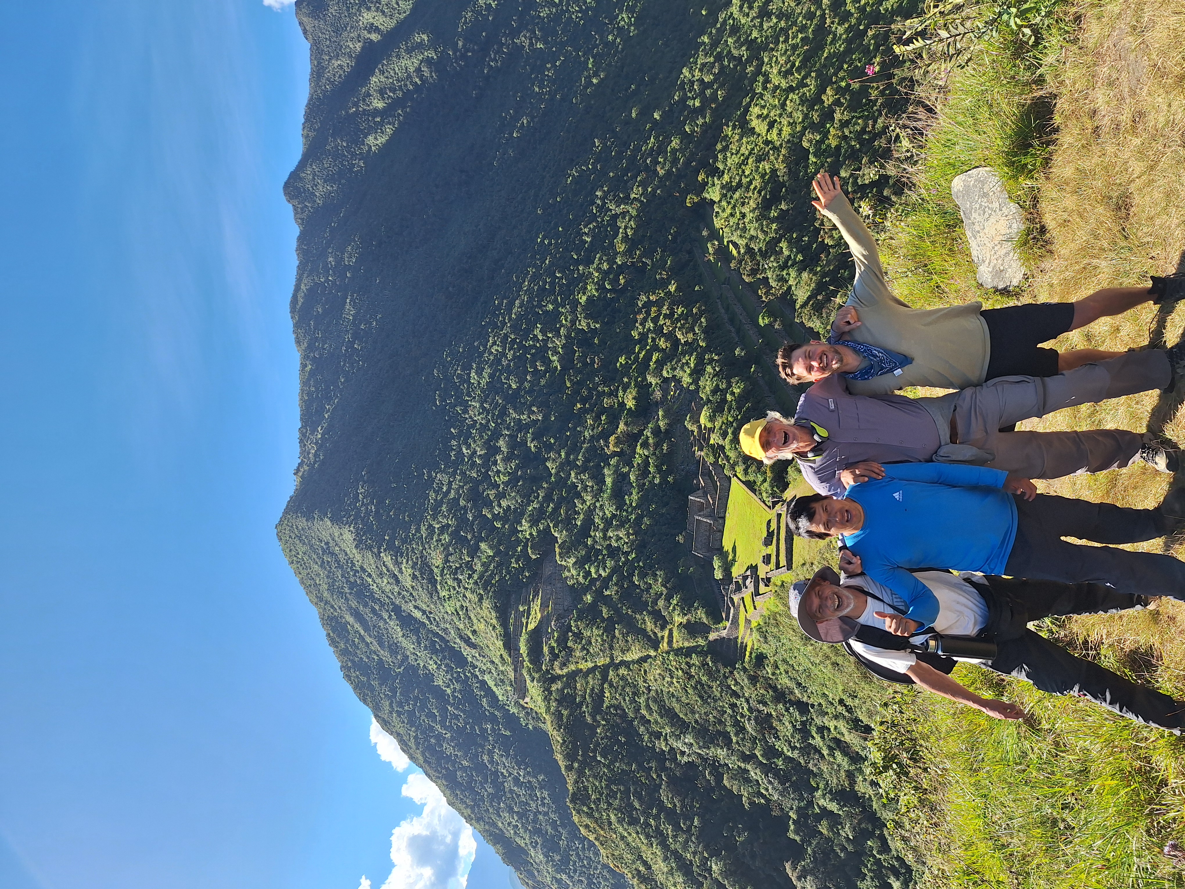 Grupo en Choquequirao